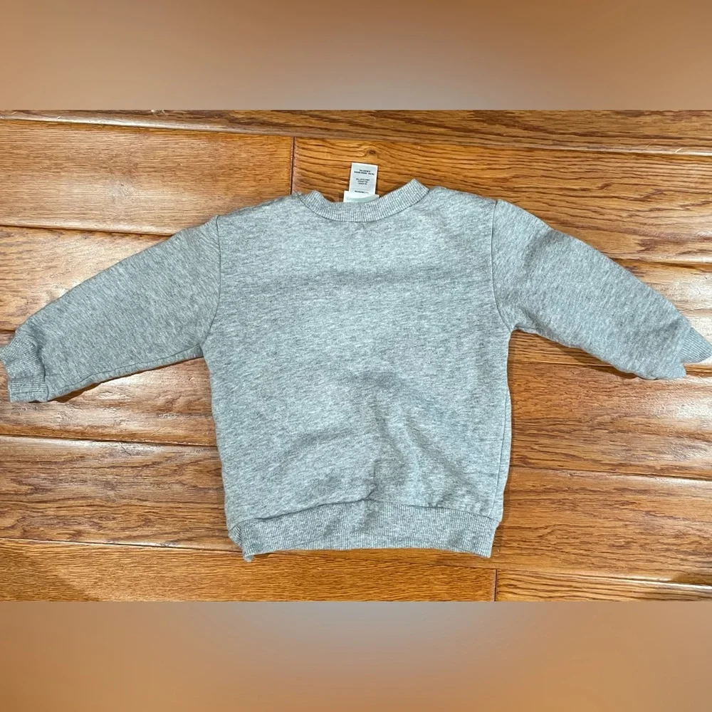 NWOT Indigo Little Human Gray Sweatshirt  6-12 months - Picture 5 of 5